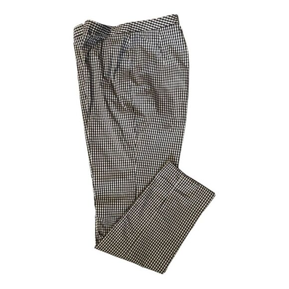 Jones Wear Black & White Checkered Pants l Size 12 - Picture 1 of 9